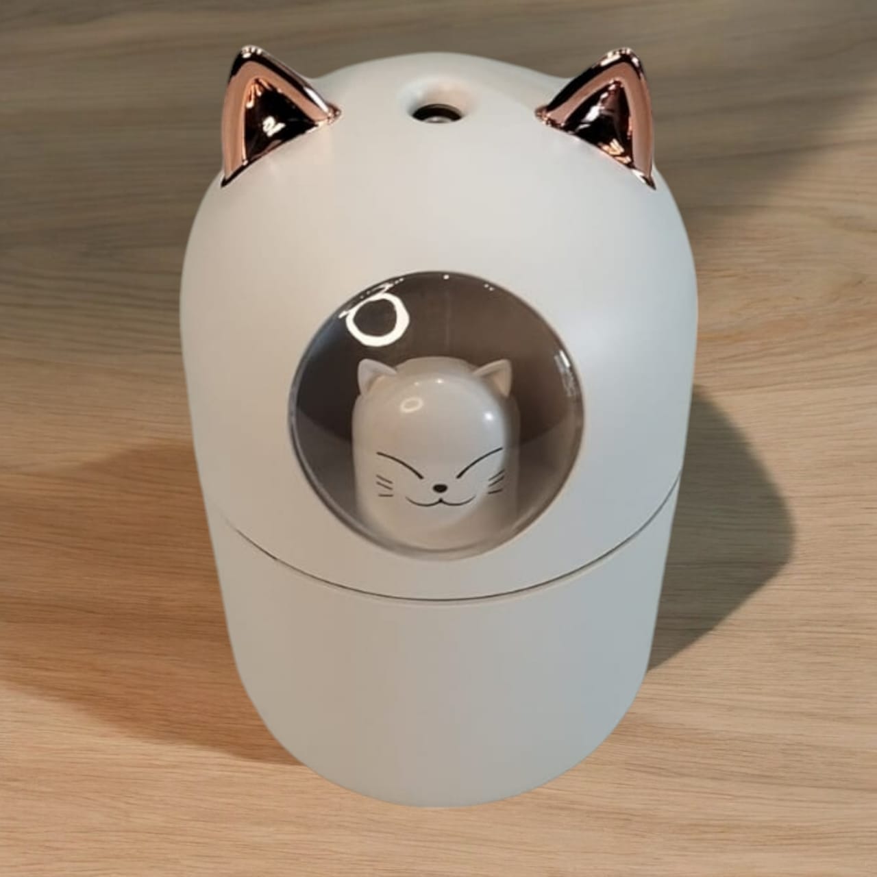 Cat Humidifier Cute Aroma Diffuser with Night Light